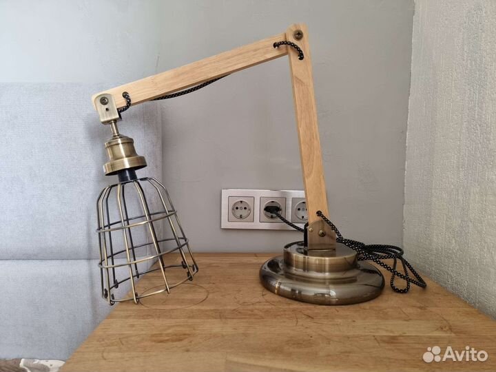 Лампа дизайнерская настольная лофт