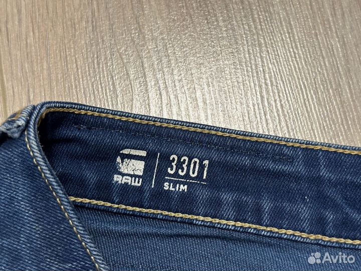 Джинсы G Star Raw 3301 slim Оригинал