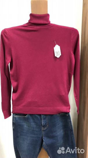 Водолазка женская розовая новая