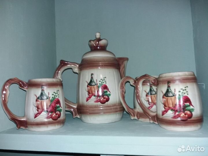 Кувшин и кружки керамические