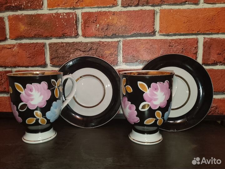 Чайная пара фарфор Дулево