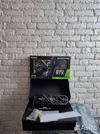 Видеокарта palit 3080 gamingpro 10gb