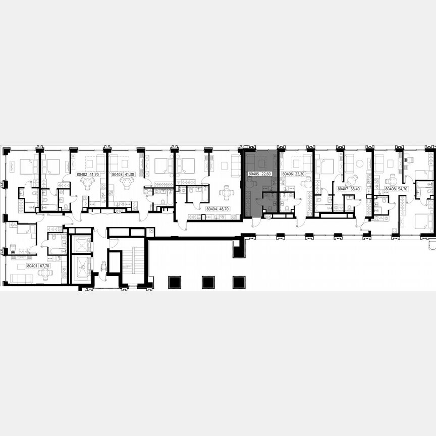 Квартира-студия, 22,6 м², 4/10 эт.