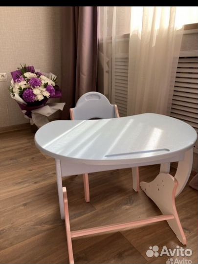 Детский стол и стул растущая парта
