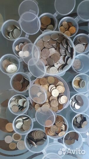 Монеты советские СССР и снг 3кг