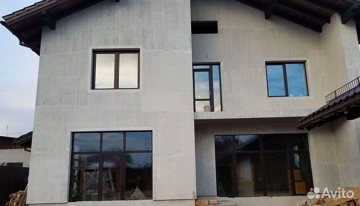 Алюминиевые окна рамы-купе