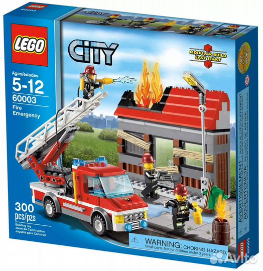 Lego City 60003 Тушение пожара