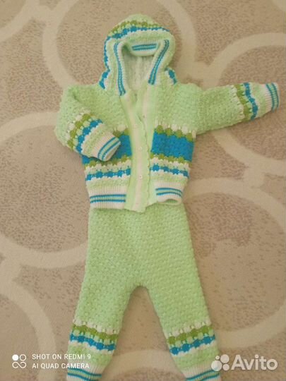 Костюм вязаный детский