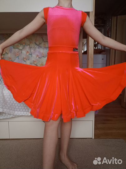 Рейтинговое платье 128 134 розовое