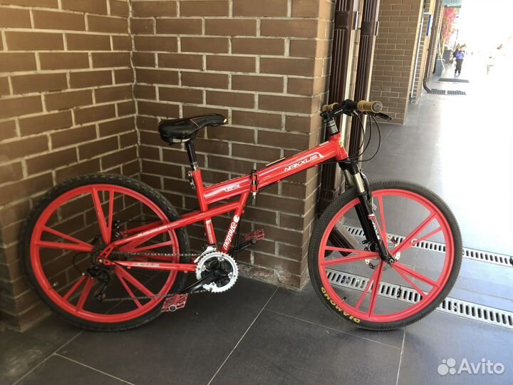 Велосипед на литых дисках