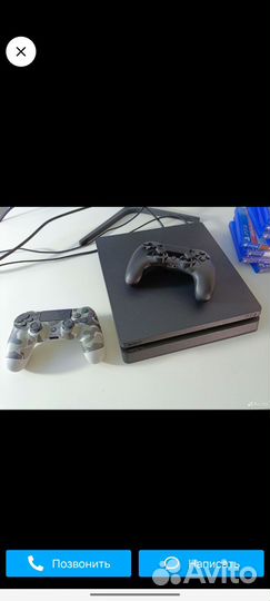 Игровая приставка ps4 slim 500