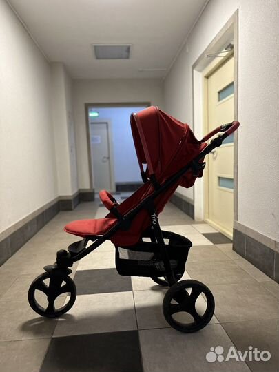 Коляска babyton trio красная
