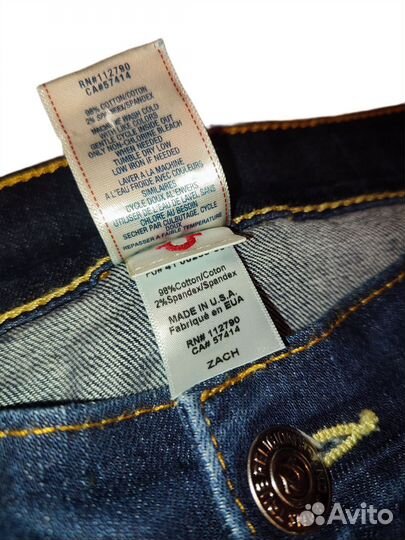 Джинсы true religion