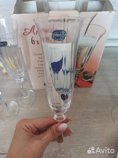 Бокалы для шампанского Bohemia