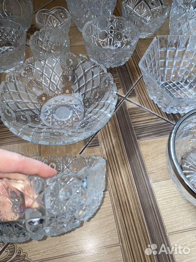 Хрустальный салатник