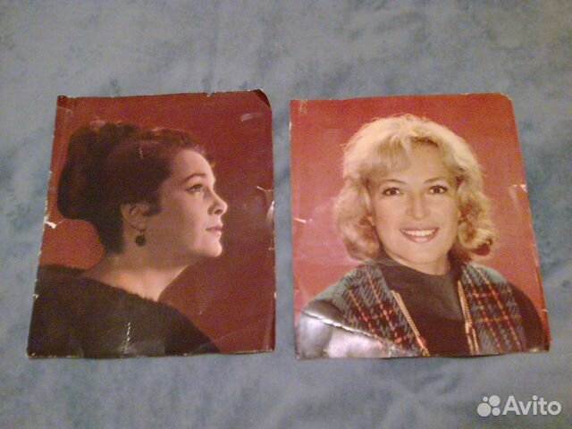 Фотопортреты Э.Быстрицкой и К. Лучко