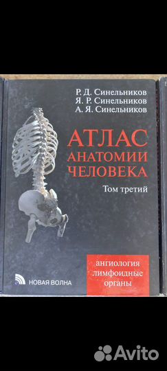 Атлас анатомии человека 3 и 4 том