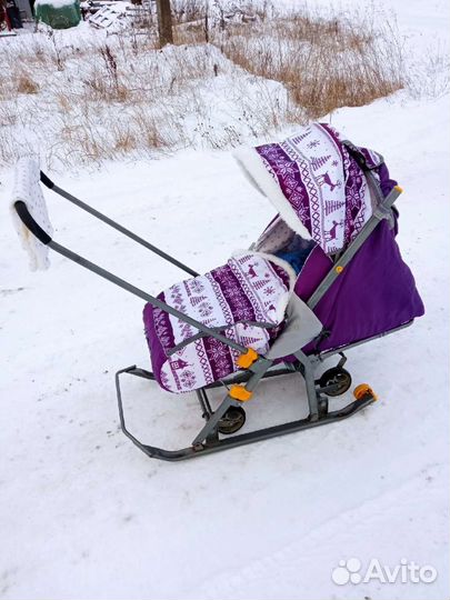 Коляска санки
