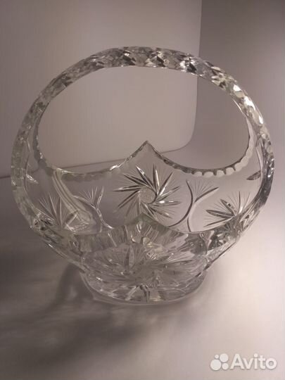 Хрусталь.Рог.Конфетница.Графин.Корзина.Кружки.Лист