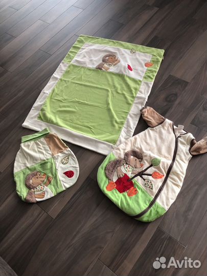 Детский конверт одеяло плед