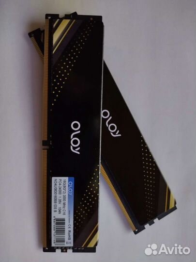 16 гб (2x8) DDR4 3000мгц OLOy CL16