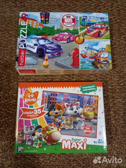 Пазлы, развивающие игры