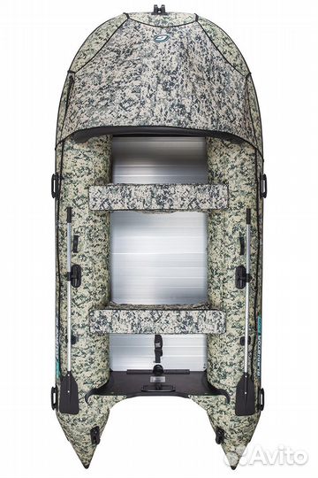 Лодка Gladiator C400AL camo в кредит