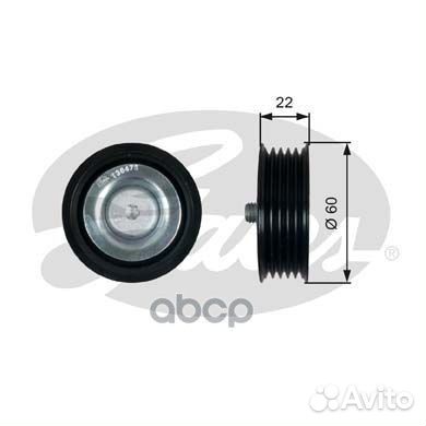 T36473 ролик обводной Hyundai Accent/Getz/i20