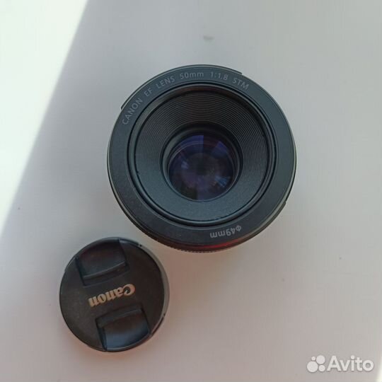 Объектив canon 50mm 1 8 ef