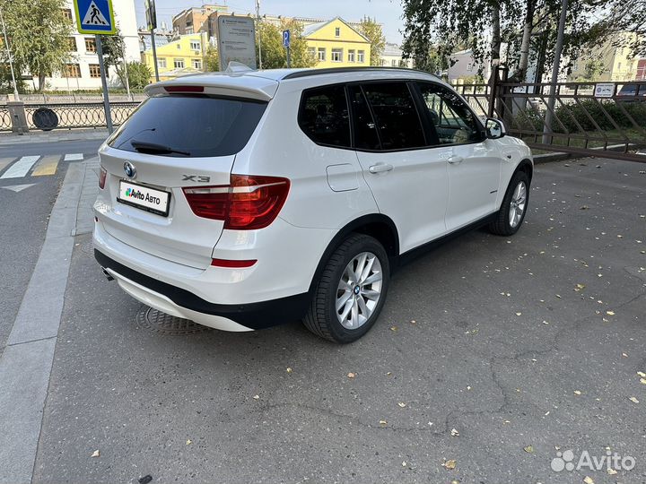 BMW X3 2.0 AT, 2016, 176 000 км