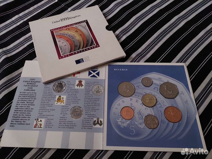 Набор Англия 1991 год