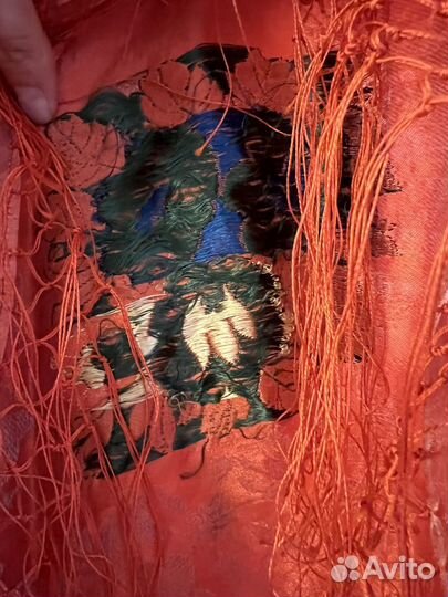 Платок шаль антик