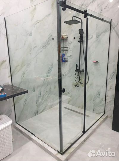 Душевая перегородка из закаленного стекла