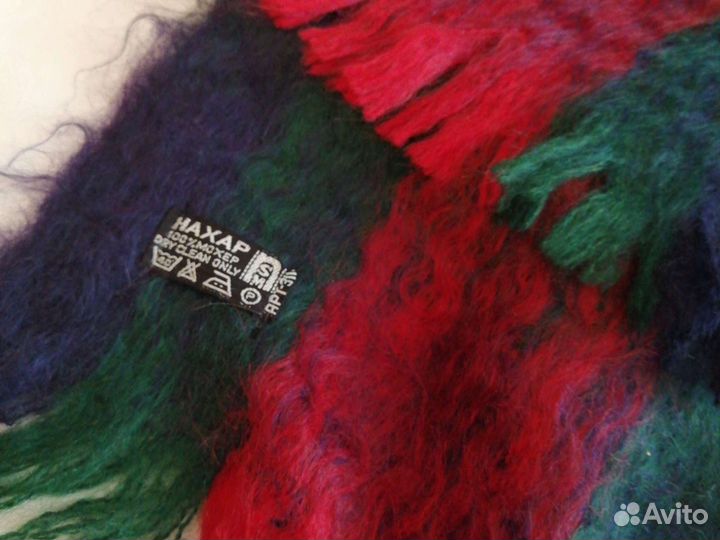 Шарф мужской новый. Мохеровый. Индия