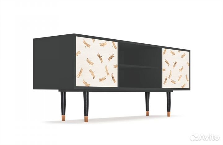 Тв-тумба T2 - Антрацит - Nude Dragonflies