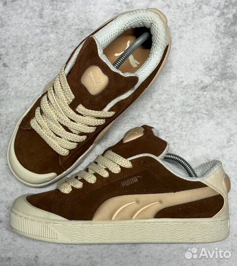 Puma Suede XL Crush Preserves Brown Mushroom