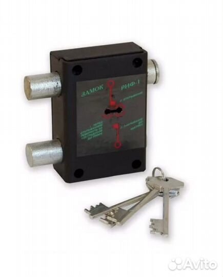 Замок накладной сувальдный риф + установка