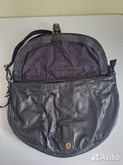 Сумка женская натуральная кожа черная