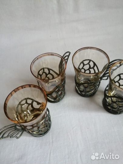 Стопки в подстаканниках