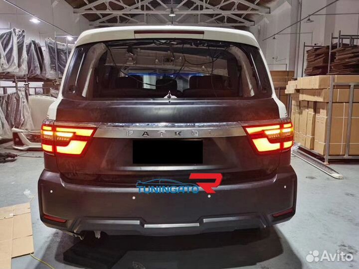 Обвес Рестайлинг в 2020г для Nissan Patrol Y62