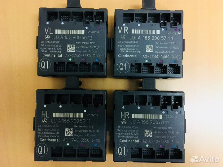 Блок управления двери Mercedes