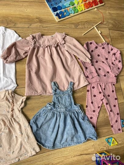 Детские вещи пакетом для девочки 80-92