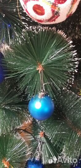 Елка искусственная 160 см с шишками