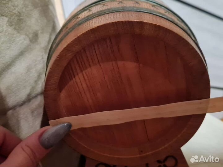 Бочонок деревянный сувенир