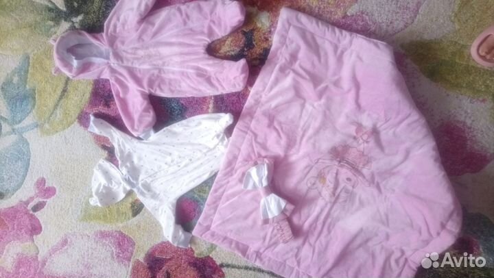 Комплект конверт на выписку от 56 - 62см