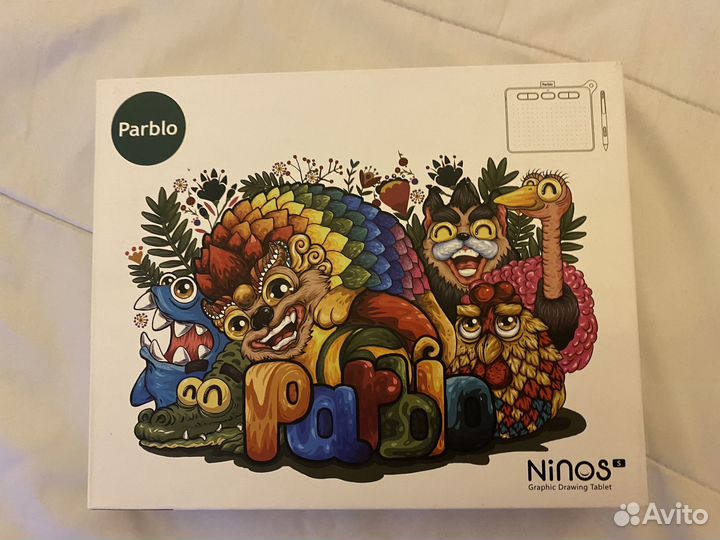 Графический планшет Parblo Ninos S