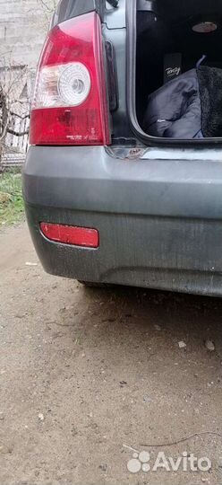 Бампер priora 1 хетчбек задний