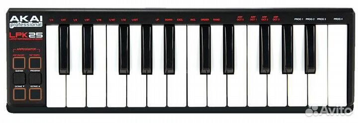 USB/midi-контроллер Akai PRO LPK25