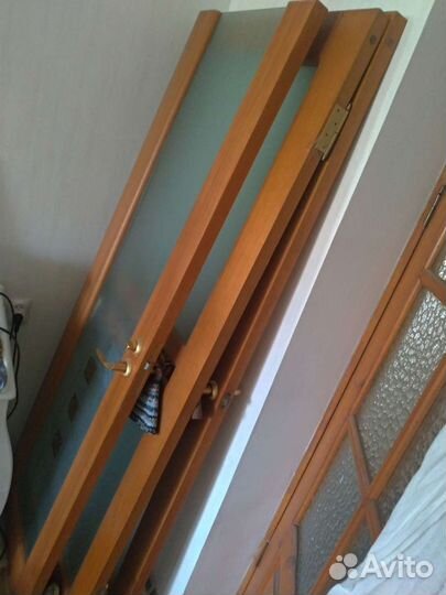 Двери 3 шт. натуральный Шпон