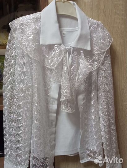 Школьная блузка 128